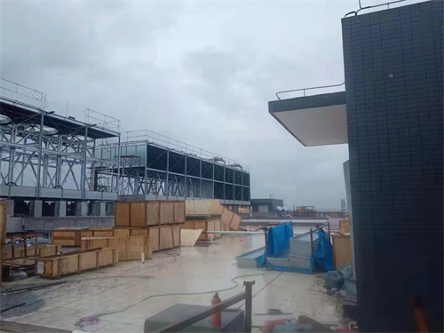 鄭州玻璃鋼冷卻塔最高能將溫度降低幾度,玻璃鋼冷卻塔圖片